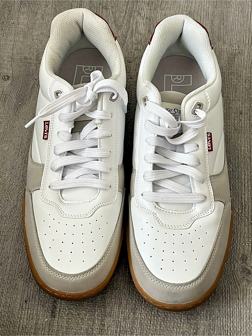 Levi's Drive Low Sneaker Men's White & Brown Sneakers US 13 M
